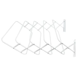 Tendedero De Pared Plegable Blanco 100 Centrímetros