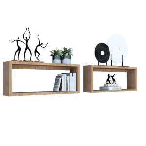 Set Repisas Duo, Beige, X 2 Unidades