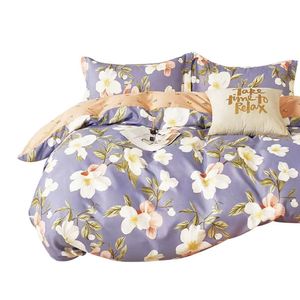 Funda Duvet Estampado Flores sobre Azul