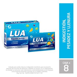 Sal De Frutas Lua Rapido Alivio Original Caja X 8 Sobres