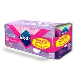 Oferta Toalla Higienica Materna X 10Und + Toallas Buenas Noches X 3Und