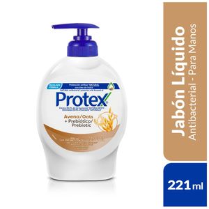 Jabón Liquido Antibacterial Para Manos Protex Avena X 221ml