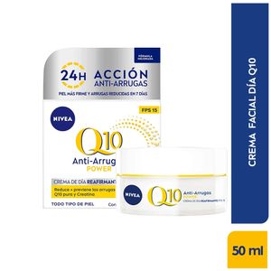 Crema Facial Nivea Q10 Anti-Arrugas Sfp15 Dia X50G