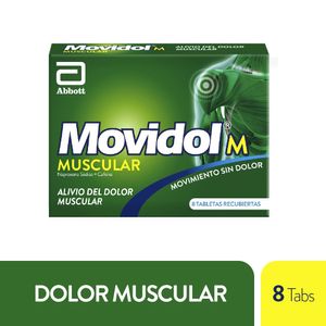 Movidol M Muscular 220Mg/50Mg X 8 Tabletas