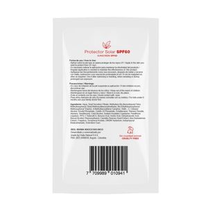 Protector Solar Haiko Spf60 Extracto De Caracol X 10g