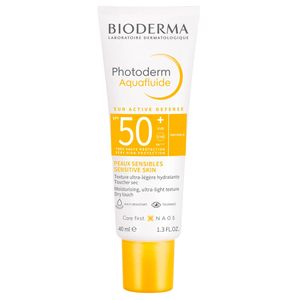 Protector Solar Toque Seco Para Piel Normal A Mixta Bioderma Photoderm Aquafluide Neutro Spf 50+ X 40ml