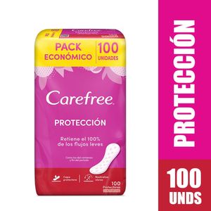 Protectores Carefree Protección Pack Económico 100Und