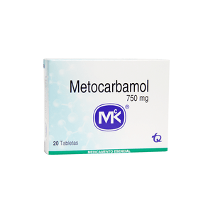 Metocarbamol Mk 750Mg Caja X 20 Tabletas