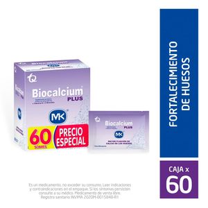 Precio Especial Biocalcium Plus 600Mg Caja X 60 Sobres