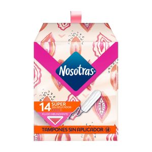 Tampones Nosotras Super Sin Aplicador X 14und