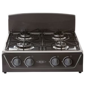 Estufa de Mesa Haceb 4 Puestos Gas Natural Avellana Gris