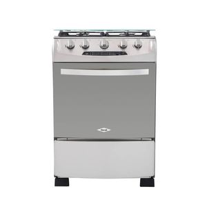 Estufa de Piso Haceb 4 Puestos Gas Propano Oregano 60-VF Gris