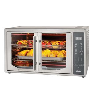 Horno Digital con Freidora de Aire Oster 42 Litros Antiaderente TSSTTVFDDAFNS Plata